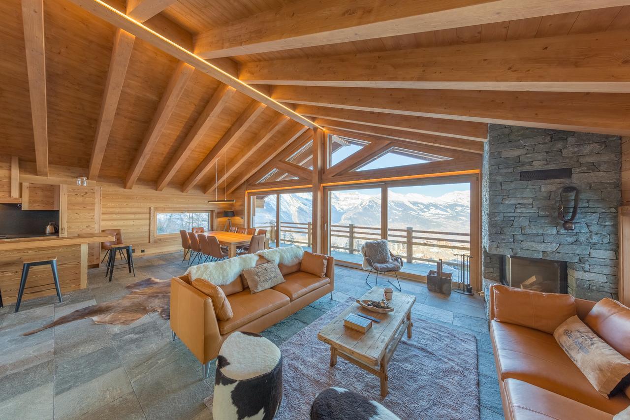 Oak Tree Chalet - On The Ski Slope - Luxury! Nendaz Dış mekan fotoğraf
