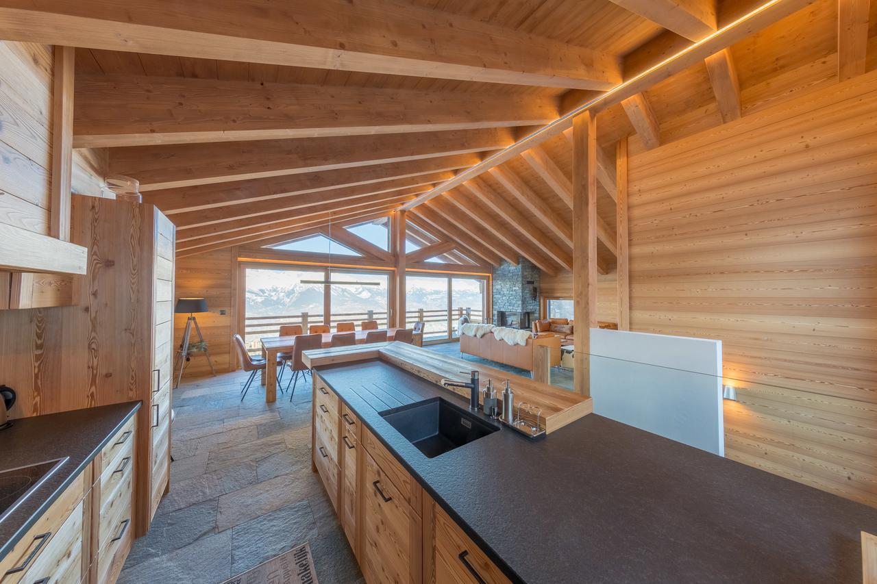 Oak Tree Chalet - On The Ski Slope - Luxury! Nendaz Dış mekan fotoğraf