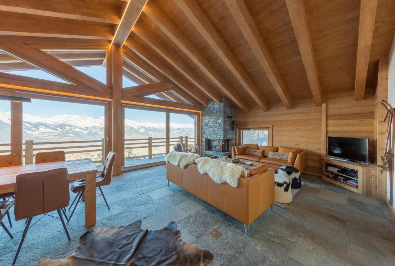 Oak Tree Chalet - On The Ski Slope - Luxury! Nendaz Dış mekan fotoğraf