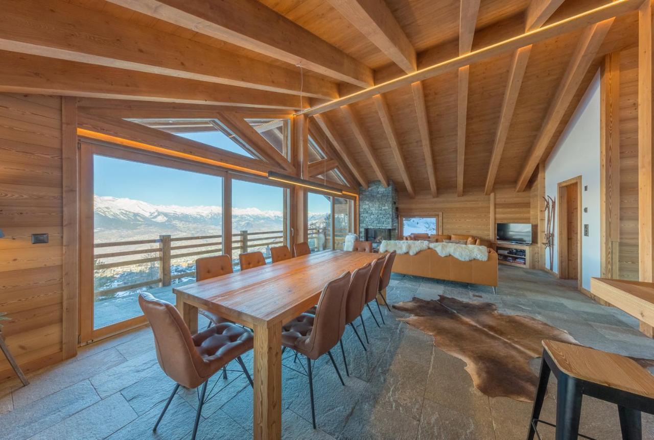 Oak Tree Chalet - On The Ski Slope - Luxury! Nendaz Dış mekan fotoğraf